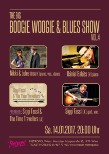 "Boogie Woogie & Blues Show", Flyer + Plakat, 201