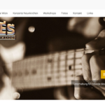 Screenshot Bluesconvention.com, Website + Newsletter, 2016
